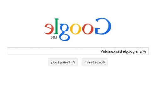 Google backwards