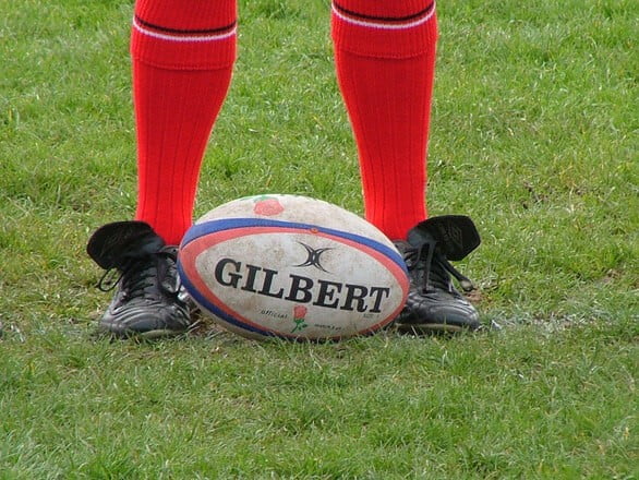 rugby ball and feet 1488061