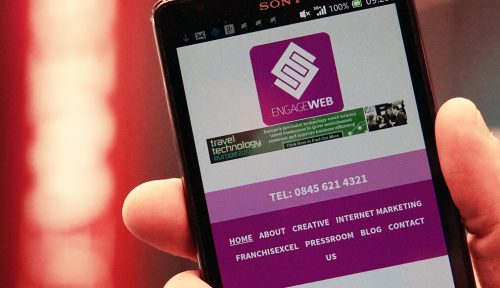 mobile optimised website