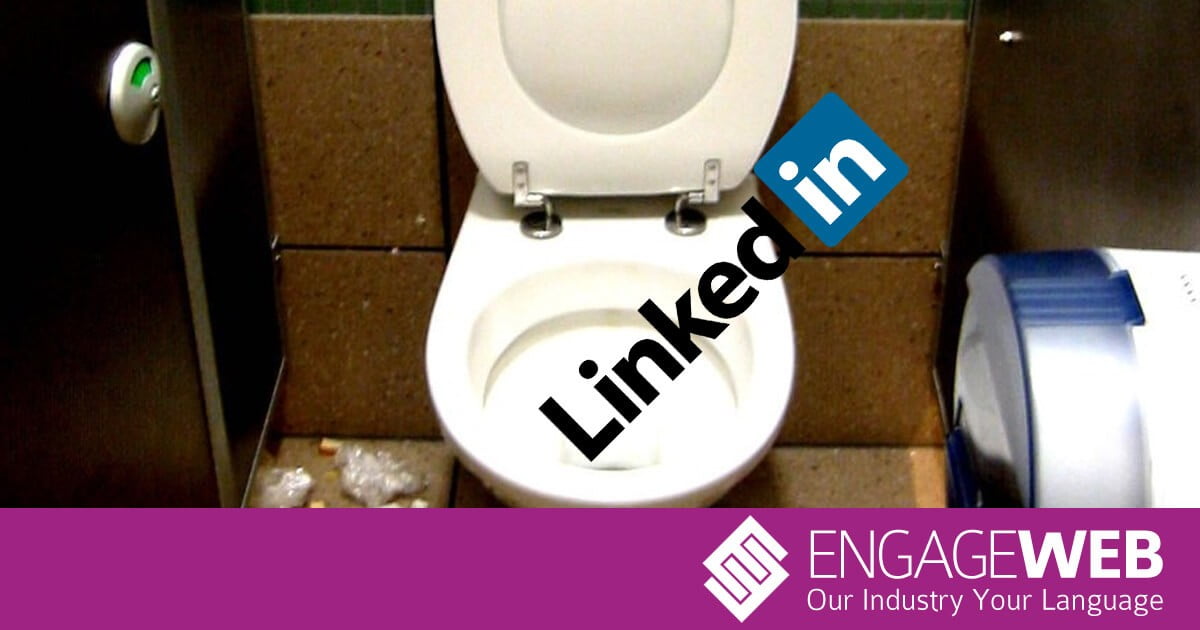 LinkedIn toilet