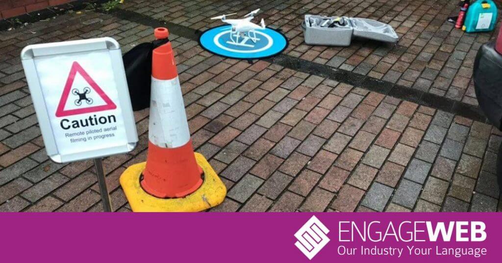 drone video Neston Market