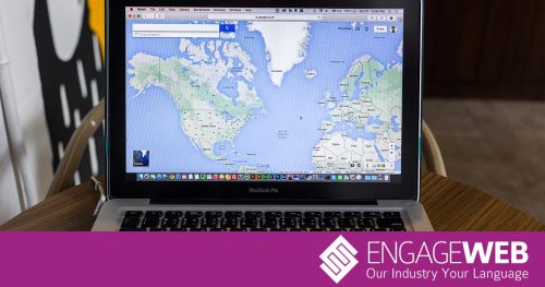 Local SEO Services 2 Map on Computer