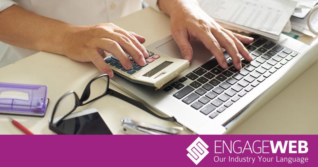 Calculator and Laptop