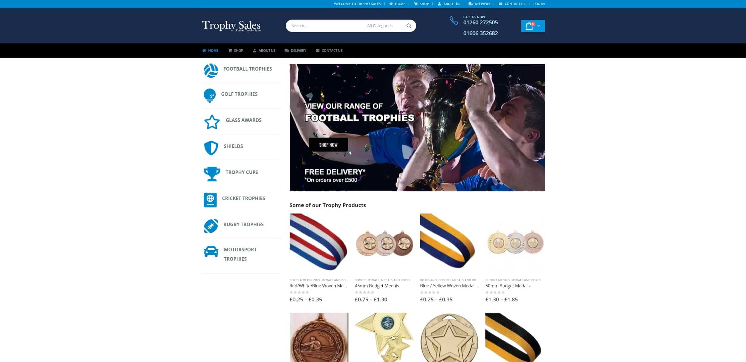 trophysales website