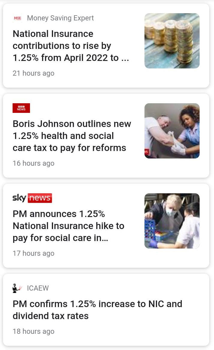 Here’s why your NI contributions are going up by much more than 1.25 Engage 
