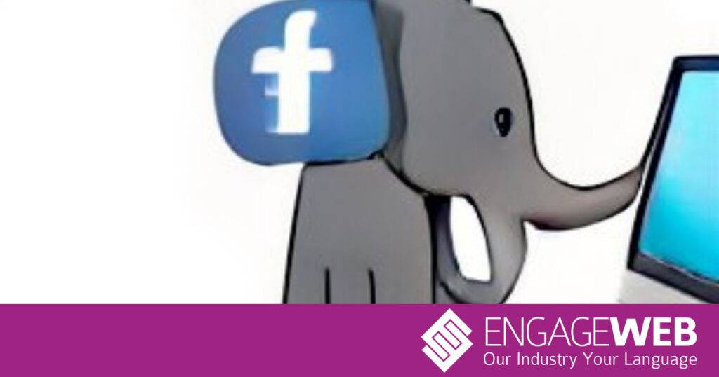 AI elephant using Facebook