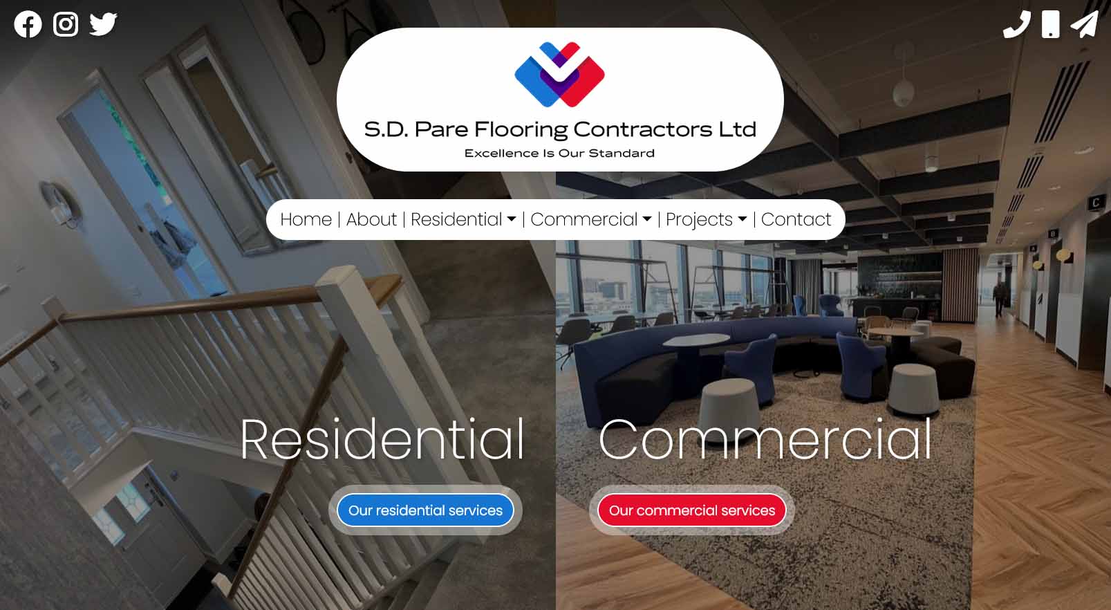 S D Pare Flooring Contractors screenshot