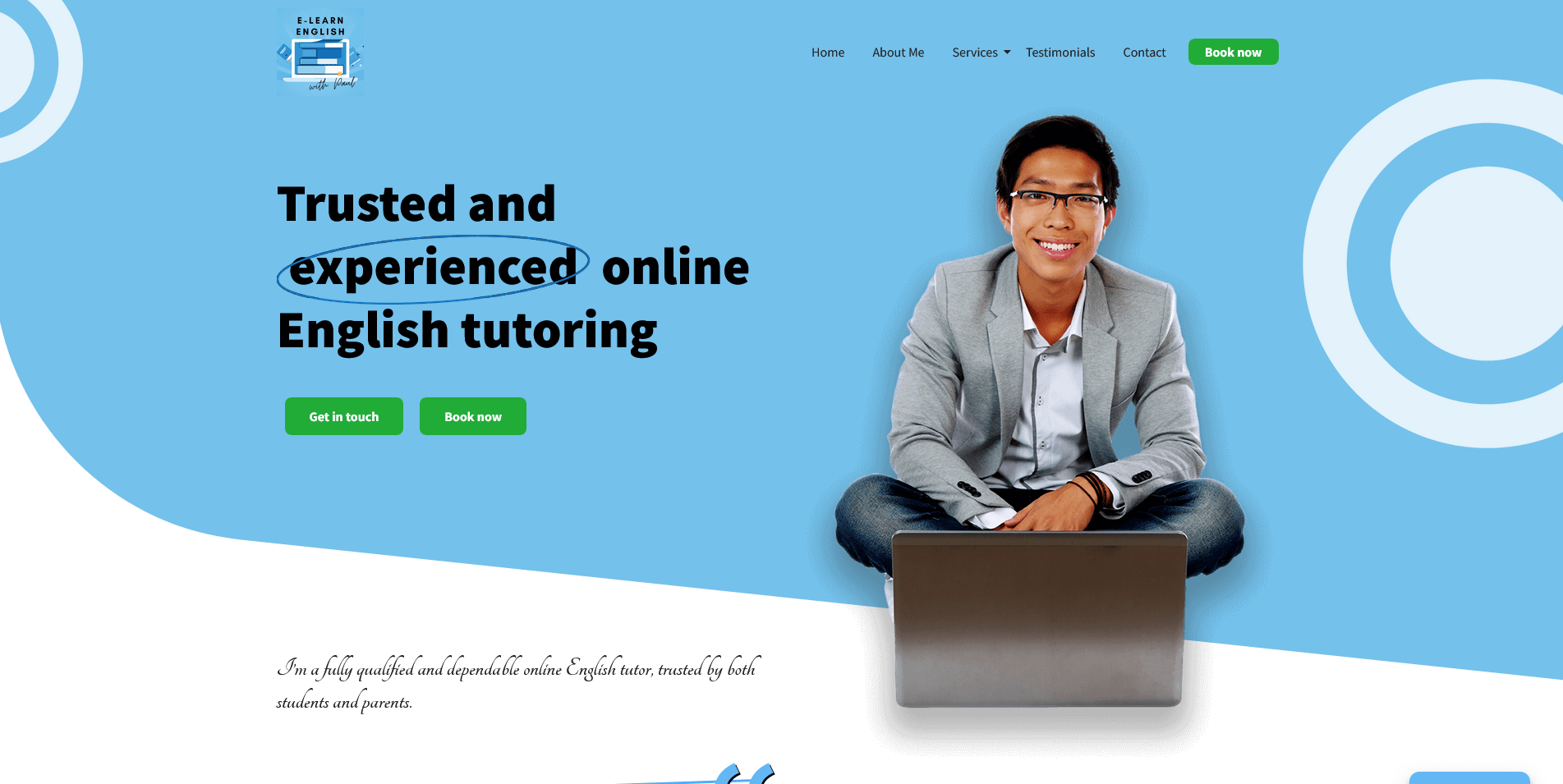 E learn English with Paul Home Page