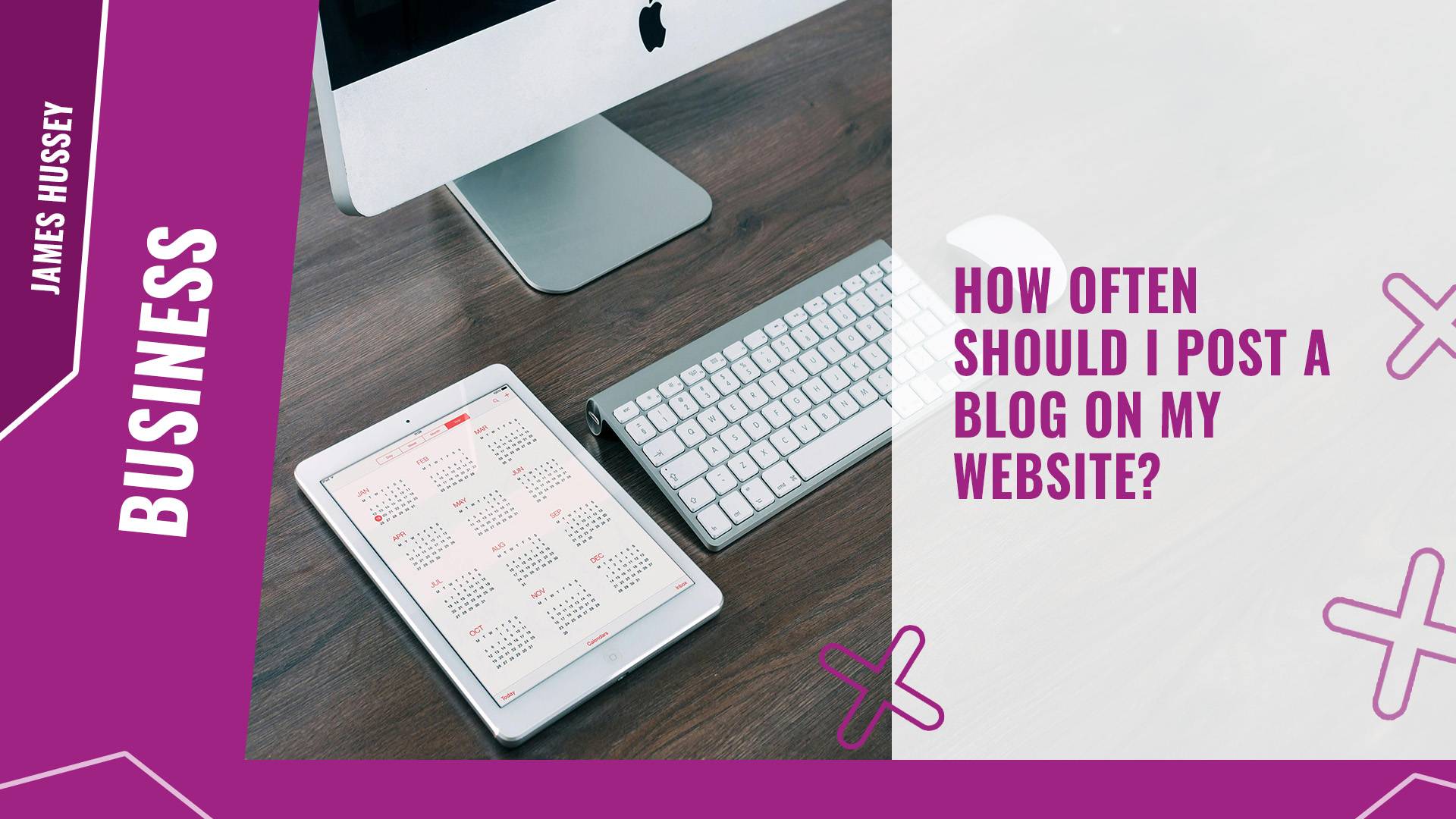How often should I post a blog on my website