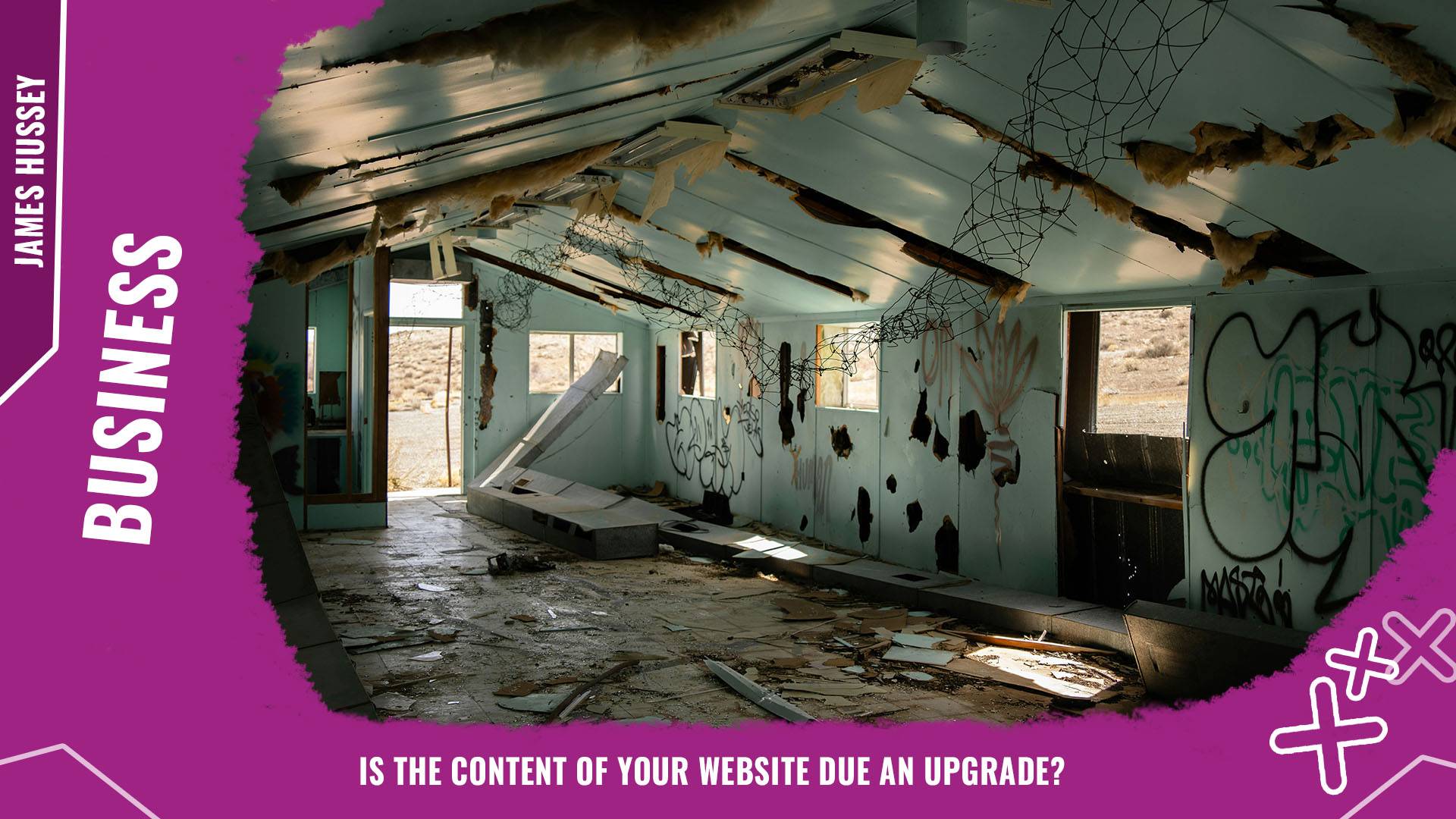 Is the content of your website due an upgrade Background