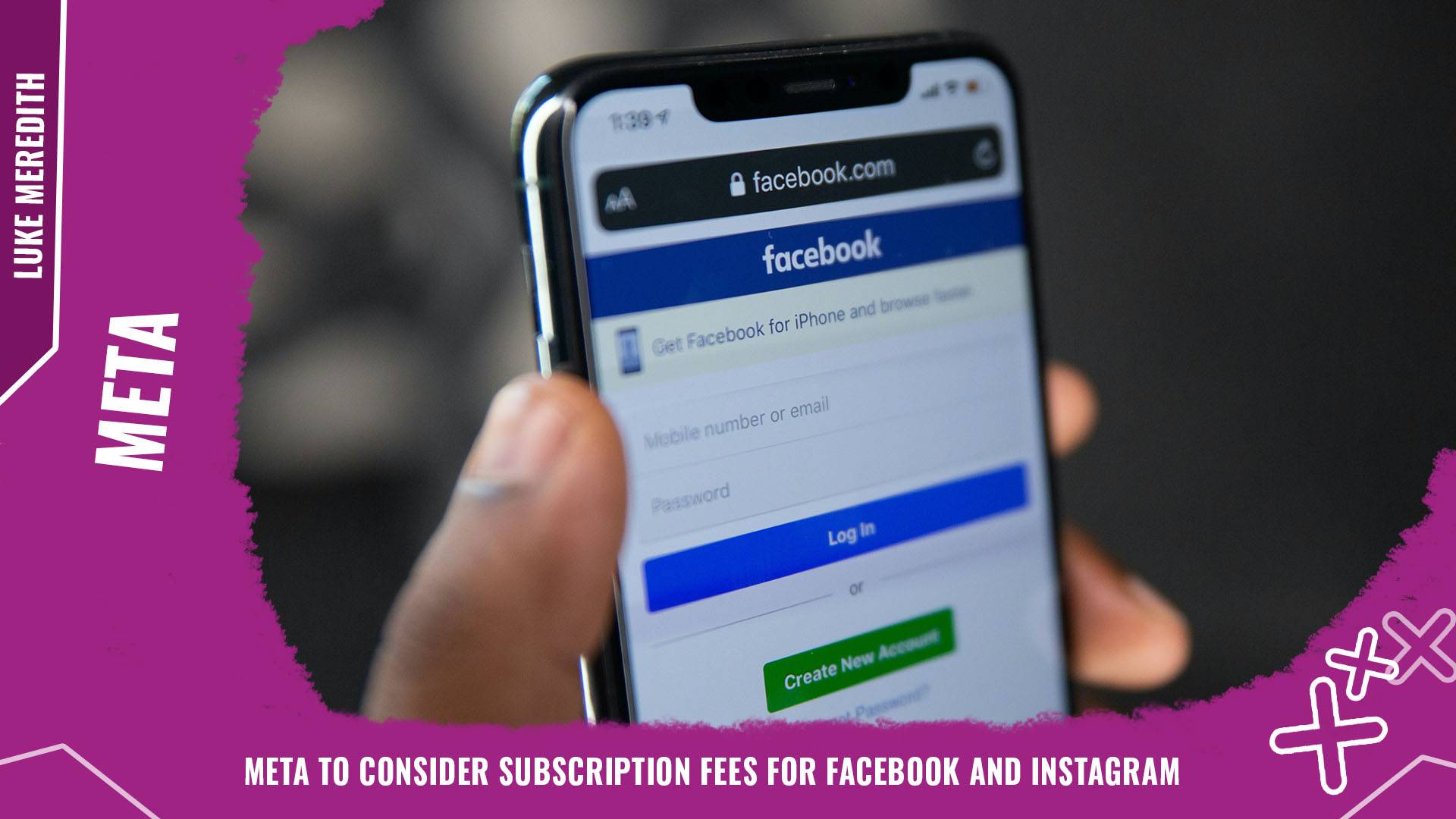 Meta to consider subscription fees for Facebook and Instagram Background