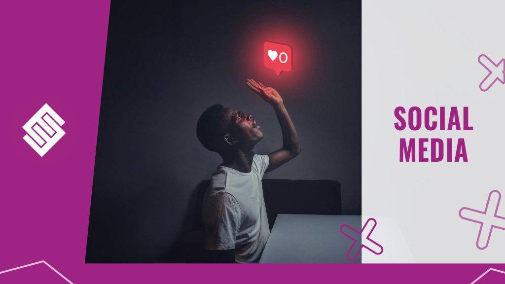 Checking social media likes