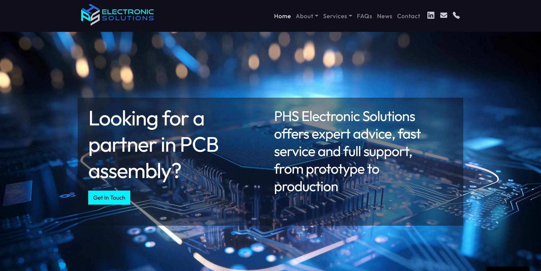PHS Electronic Solutions Homepage