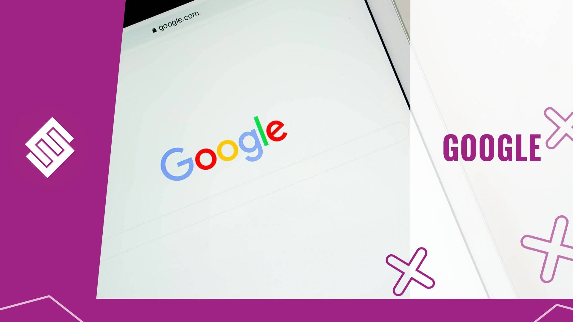 Google search on tablet