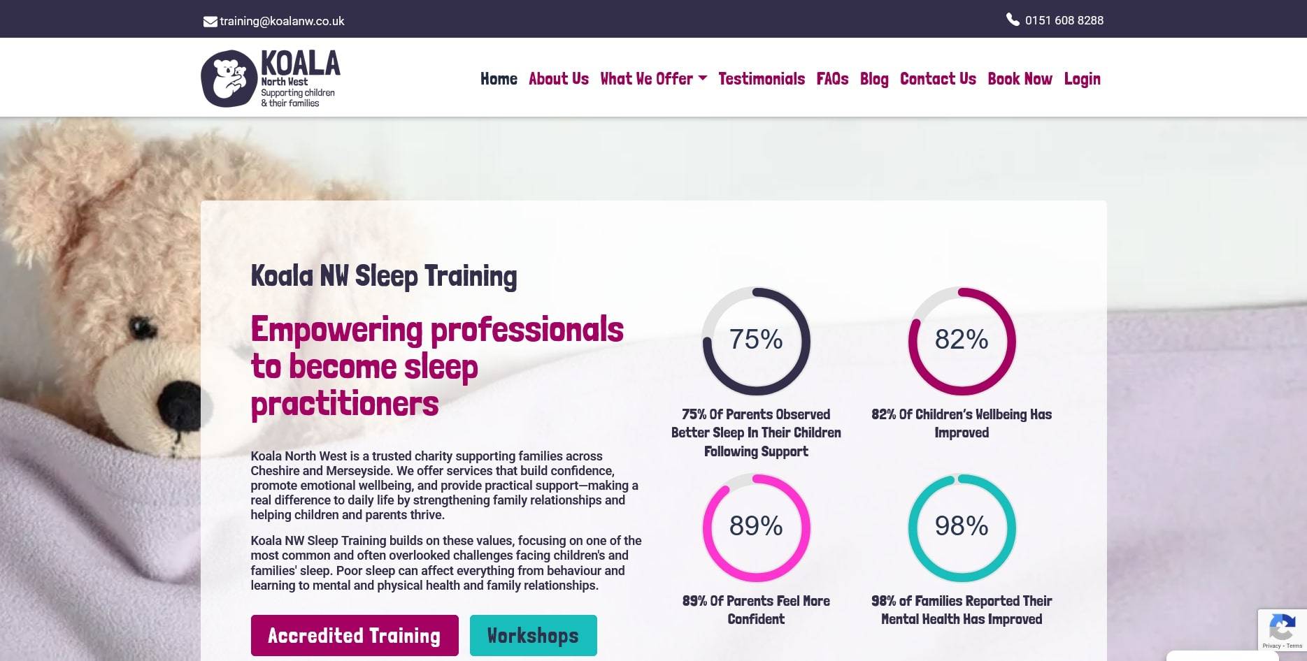 Koala NW Sleep Homepage