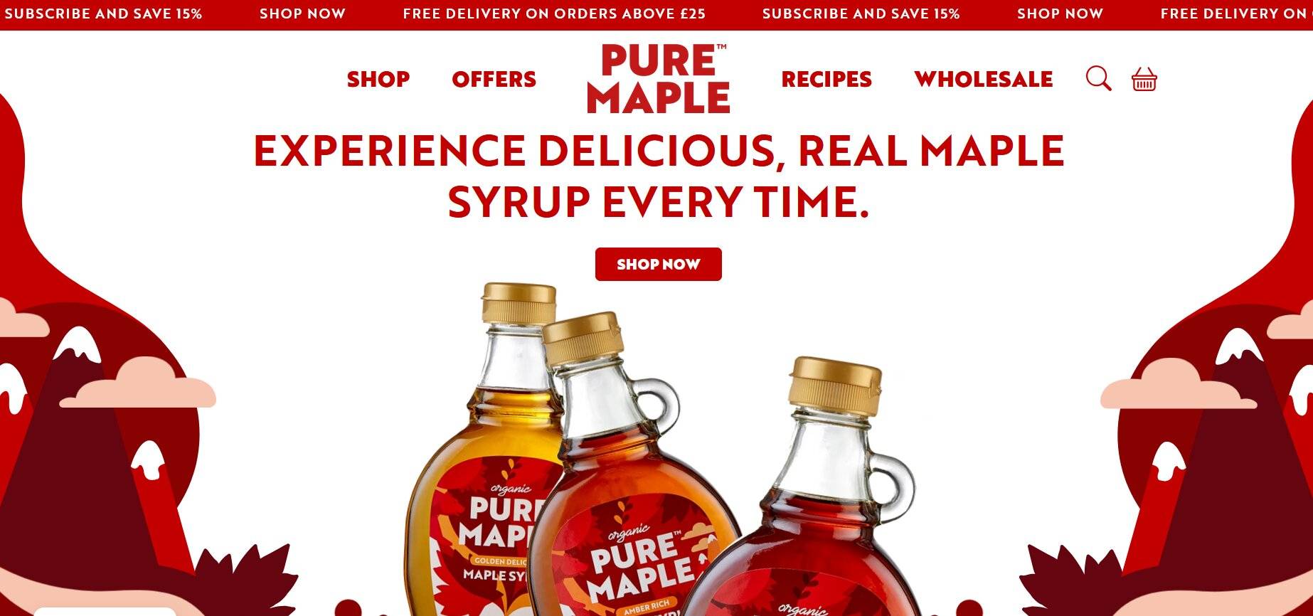 Pure Maple Homepage