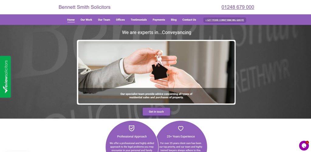 Bennett Smith 1 bennett smith homepage screenshot