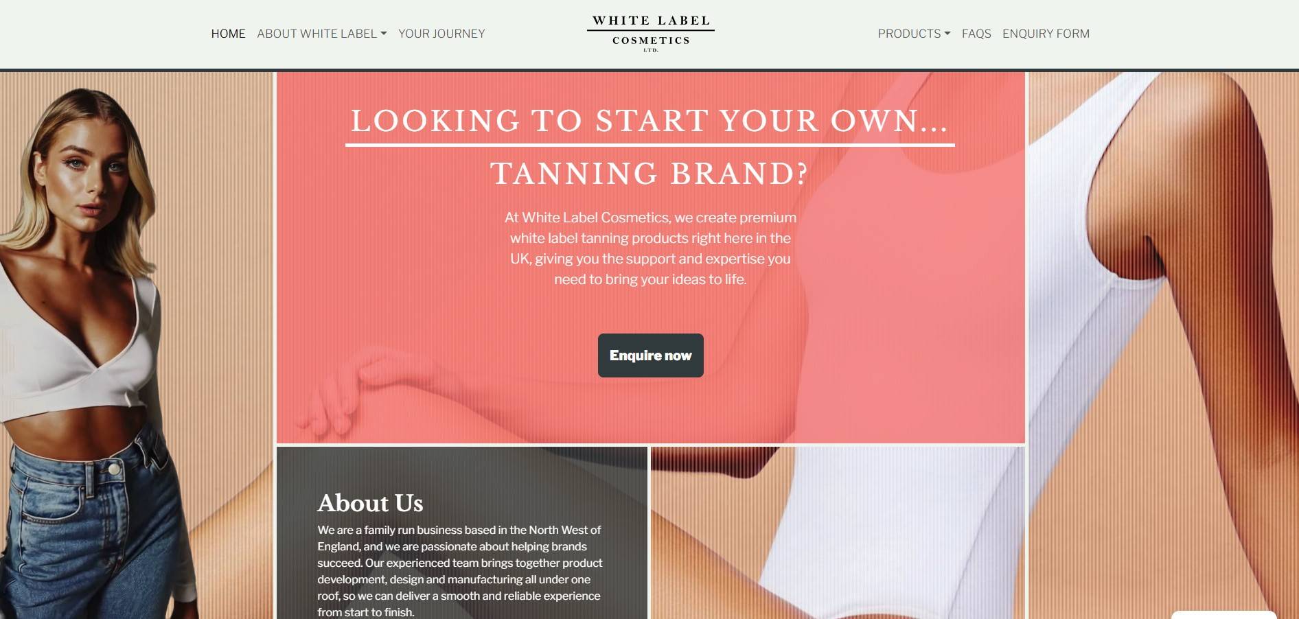 White Label Cosmetics Homepage