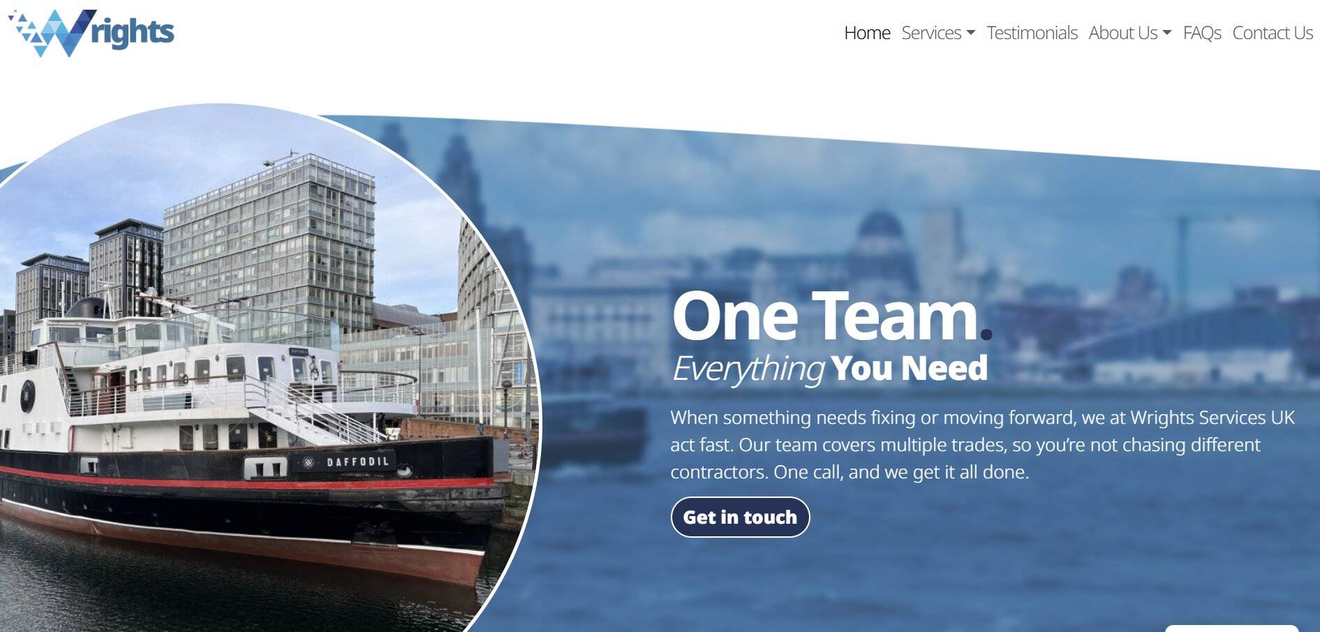 Wrights Services Homepage