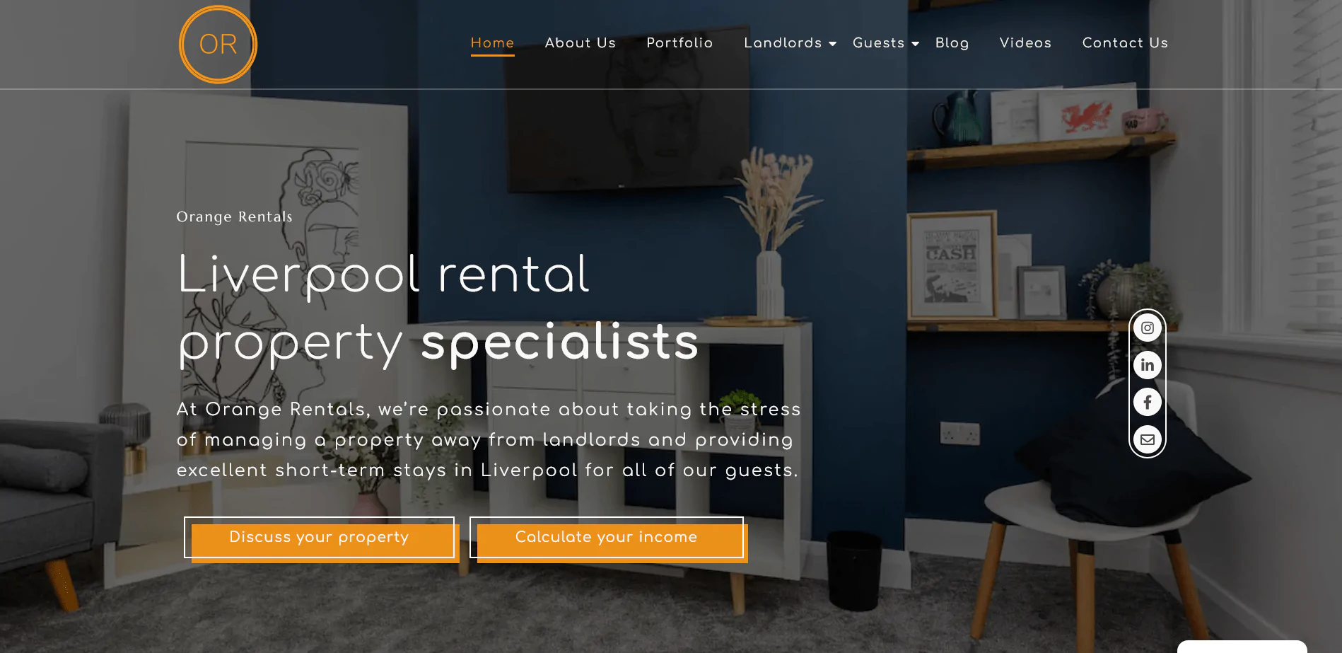 Orange Rentals Content, Fresh Start sites,  Design Case Study